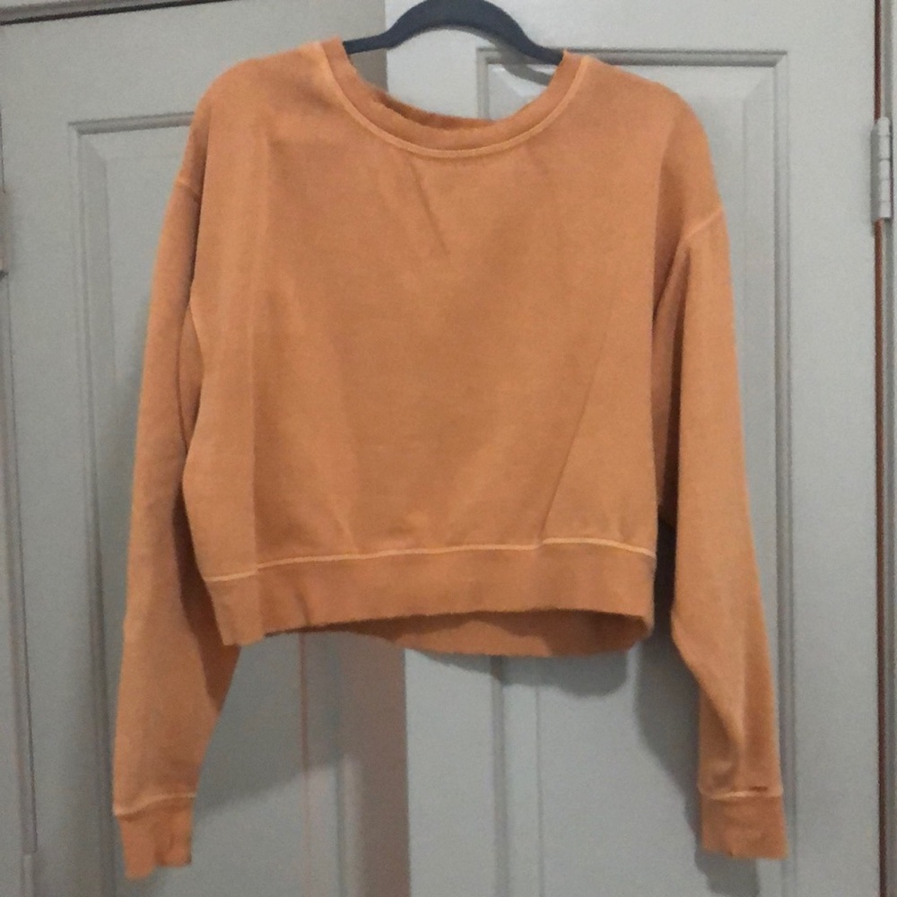 Free people cropped sweatshirt